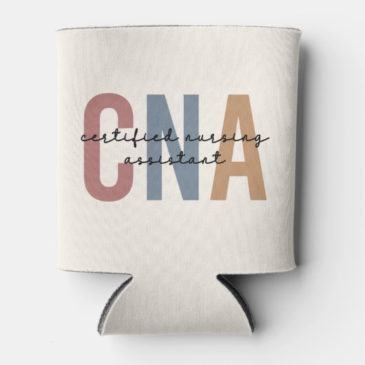 CNA Retro Certified Nursing Assistant Gifts Blikjeskoeler (Voorkant)