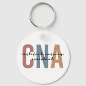 CNA Retro Certified Nursing Assistant Gifts Sleutelhanger (Achterkant)