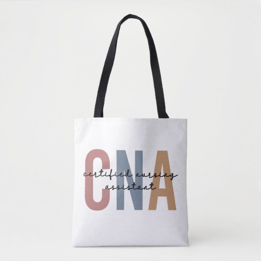 CNA Retro Certified Nursing Assistant Gifts Tote Bag (Voorkant)