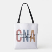 CNA Retro Certified Nursing Assistant Gifts Tote Bag (Achterkant)