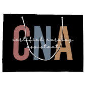 CNA Retro Certified Nursing Assistant Groot Cadeauzakje (Achterkant)