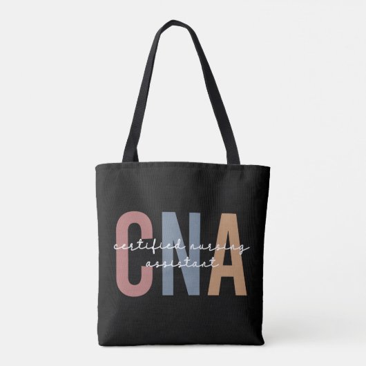 CNA Retro Certified Nursing Assistant Tote Bag (Achterkant)