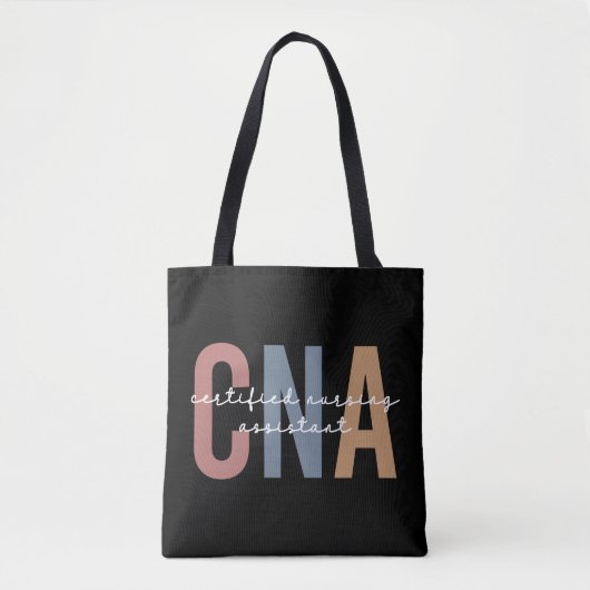 CNA Retro Gecertificeerde Verpleegkundige Assisten Tote Bag (Voorkant)