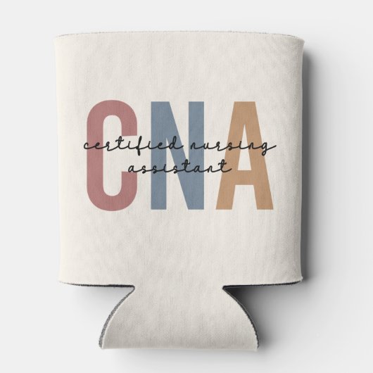 CNA Retro Gesertificeerde Verpleegkundige Geschenk Blikjeskoeler (Achterkant)