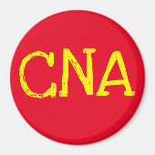 CNA rood geel Magneet (Voorkant)