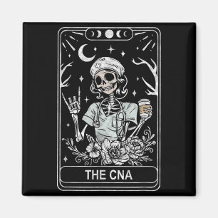 CNA Skelet Gecertificeerd Verpleegster Tarotkaart Magneet