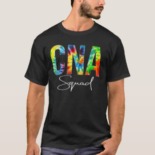 CNA Squad Appreciation Day Tie Dye voor vrouwen vo T-shirt