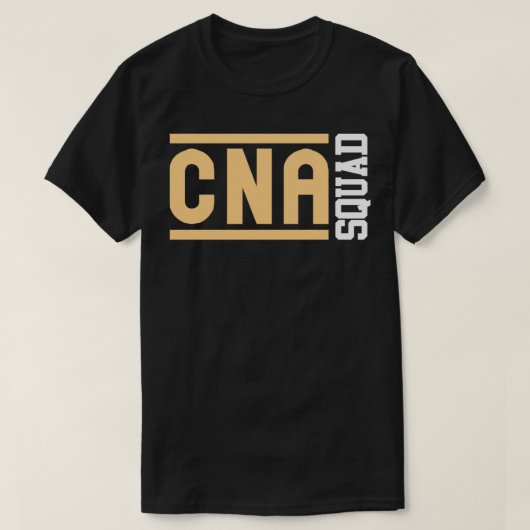CNA Squad Certified Nursing Assistant T-shirt (Design voorkant)