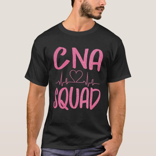 CNA Squad Funny Certified Nursing Nurses Assistant T-shirt (Voorkant)