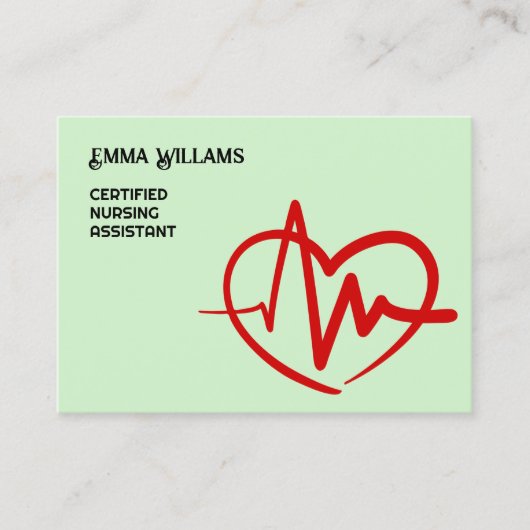 CNA verpleegkundig assistent Visitekaartje (Voorkant)