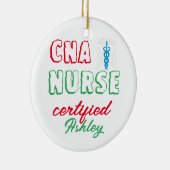 CNA-verpleegkundige gecertificeerd, CNA-student, v Keramisch Ornament (Rechts)