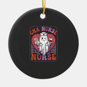 Cna Verpleegster Halloween Geest Stethoscoop Bloed Keramisch Ornament