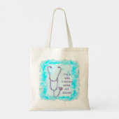 CNA-verpleegster hart aangepaste naam boodschappen Tote Bag (Achterkant)