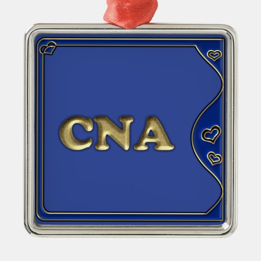 CNA-versiering Metalen Ornament (Voorkant)