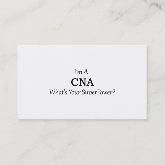 CNA VISITEKAARTJE (Voorkant)