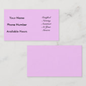 CNA-Visitekaartjes Visitekaartje (Voorkant / Achterkant)