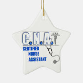 CNA W/STETHOSCOPE LOGO CHRISTMAS ORNAMENT NURSE (Rechts)