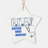 CNA W/STETHOSCOPE LOGO CHRISTMAS ORNAMENT NURSE (Links)