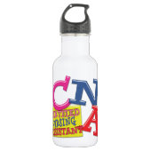 CNA WHIMSICAL LETTERS CERTIFIED NURSING ASSISTANT WATERFLES (Voorkant)