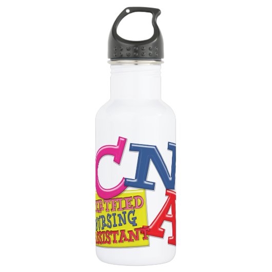 CNA WHIMSICAL LETTERS CERTIFIED NURSING ASSISTANT WATERFLES (Voorkant)