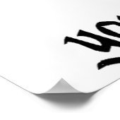 CNA Zombie Nurse, grappig Poster (Hoek)