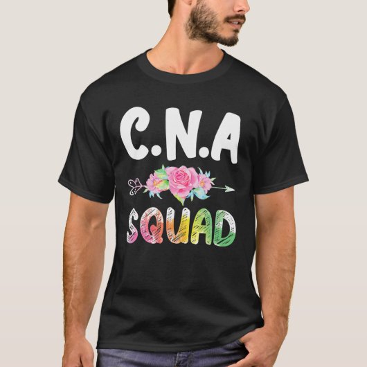 CNA Zurse Squad Certified Nursing Assistant Matchi T-shirt (Voorkant)