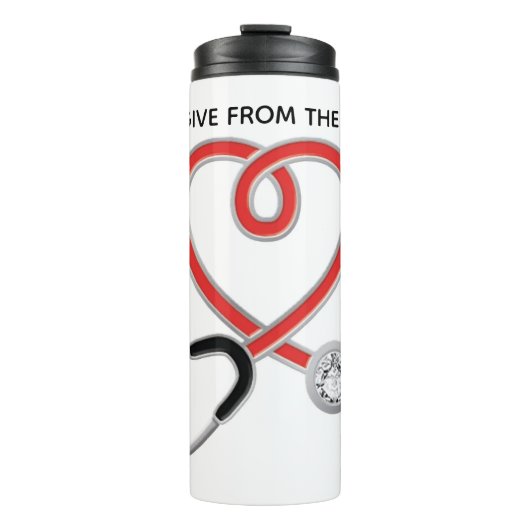 CNAs Give From the Heart! Tumbler Thermosbeker (Voorkant)