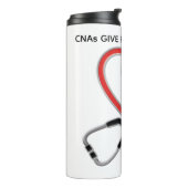 CNAs Give From the Heart! Tumbler Thermosbeker (Gedraaid links)