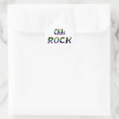 CNAs ROCK COLOR Ronde Sticker (Tas)