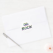 CNAs ROCK COLOR Ronde Sticker (Envelop)