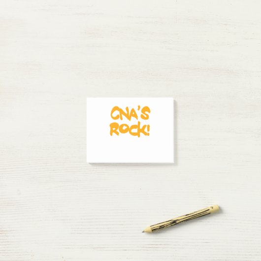 cna's rock post-it® notes (Op bureau)