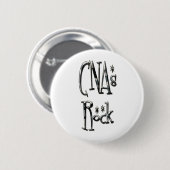 CNAs Rock Ronde Button 5,7 Cm (Voorkant /achterkant)