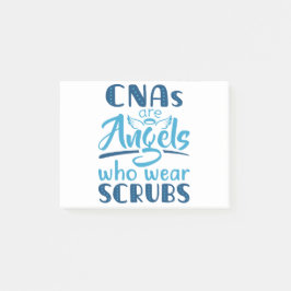 CNA's zijn Angels die struikgewas Draag Post-it® Notes