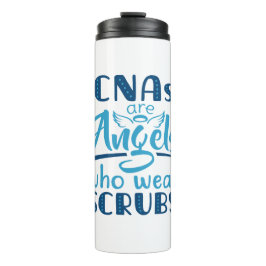 CNA's zijn Angels die struikgewas Draag Thermosbeker