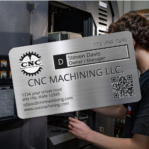 CNC-bewerking, Precisie-machinefabriek Visitekaartje