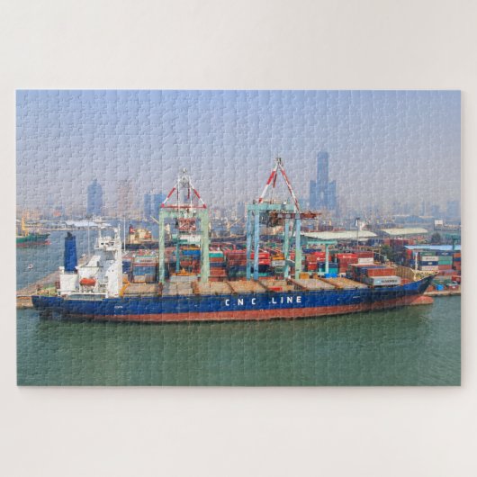 CNC-lijncontainerschip Legpuzzel (Horizontaal)