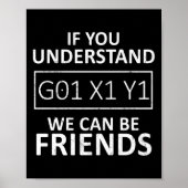 CNC-machine als u G01 X1 Y1 begrijpt, kunnen we Poster (Voorkant)