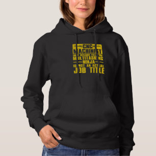 CNC-machine voor mannen CNC-machinisten Hoodie