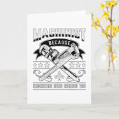 CNC-machinebankwerker Machine Job Funny Cadeau Kaart (Gele Bloem)