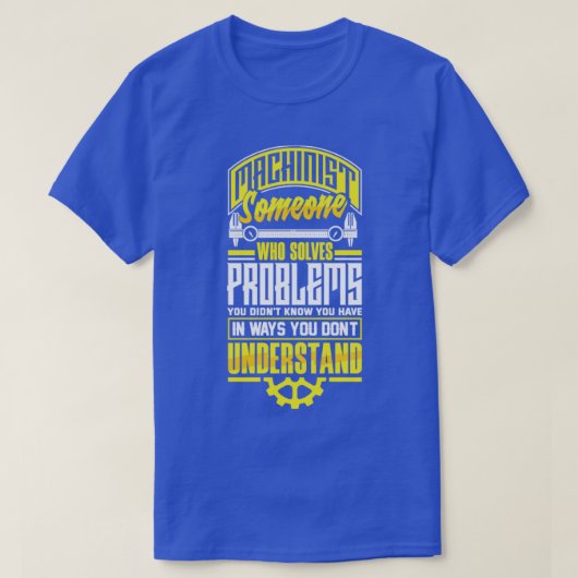 Cnc-machinebankwerker Metaalbewerker Bewerking Pun T-shirt (Design voorkant)