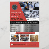 CNC Machining Company Red Flyer (Voorkant)