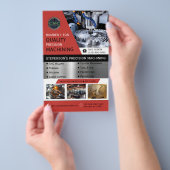 CNC Machining Company Red Flyer (Hand)