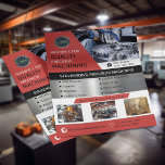 CNC Machining Company Red Flyer<br><div class="desc">Productiebedrijven zijn altijd op zoek naar CNC-bewerkingsservices van topkwaliteit. Introduceer uw Precision Machining Solutions aan potentiële klanten met deze volledig aanpasbare flyer. Geweldige manier om te adverteren op shows en vergaderingen met klanten. Alle tekst,  logo en afbeeldingen zijn 100% aanpasbaar. Door 1Bizchoice (rechten voorbehouden).</div>
