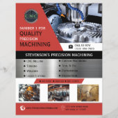 CNC Machining Company Red Flyer (Voorkant)