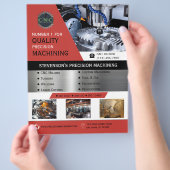 CNC Machining Company Red Flyer (Hand)