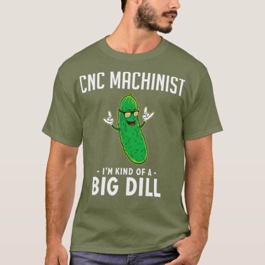 CNC Machinist Cadeau voor CNC-machinist T-shirt (Voorkant)