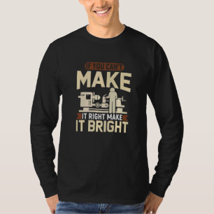 CNC Machinist Cant maken het goed maken het helder T-shirt