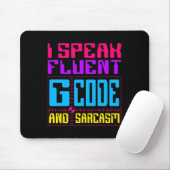CNC Machinist Fluent G-code Sticker Muismat (Met muis)