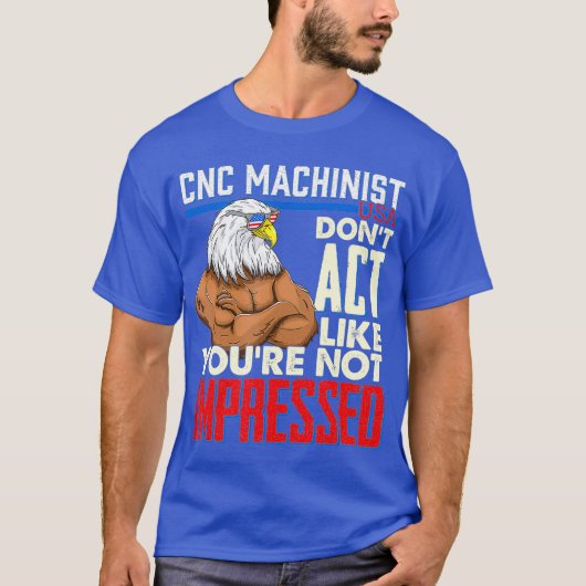 CNC Machinist Grappige Computer Geek T-shirt (Voorkant)