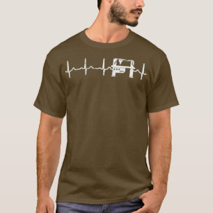 CNC-machinist hartslag T-shirt